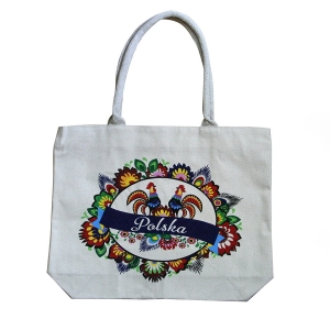 Torba płócienna Polska, folk