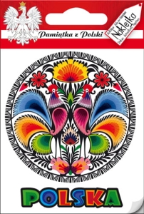 Naklejka pojedyncza - Polska - wycinanka 01