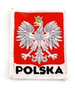 Naszywka haftowana Godło polski