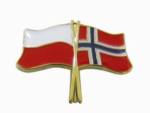 Flaga Polska - Norwegia