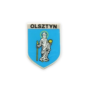 Herb Olsztyn - przypinka 
