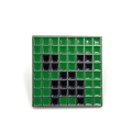Przypinka Minecraft Creeper metal kwadratowa zielona