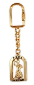 Brelok obrotowy Warszawa Syrenka