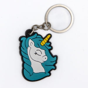 Breloczek gumowy jednorożec z grzywą