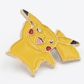 pins Pokemon Pikachu metalowy emaliowany zbliżenie