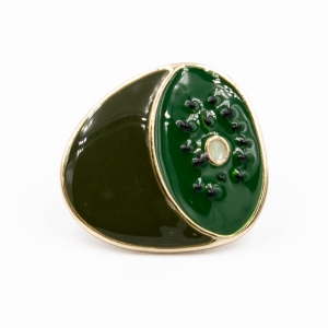 Metalowa przypinka, pins Kiwi