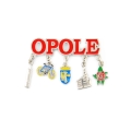 magnes na lodówkę Opole z zawieszkami pamiątka z miasta