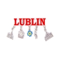 magnes na lodówkę Lublin z zawieszkami pamiątka z Lublina