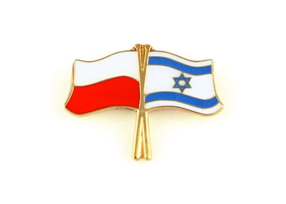 Przypinka Polska Izrael 251a