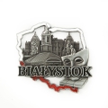 magnes na lodówkę Białystok Polska metalowy pamiątka