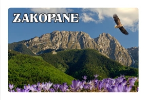 Magnes z efektem 3D Zakopane - Giewont 2