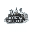 magnes metalowy Gorzów Wielkopolski pamiątka z miasta zabytki
