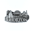 magnes lodówkowy Chorzów metalowy panorama miasta