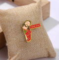 Przypinka Jezus I saw that - zbliżenie na detale