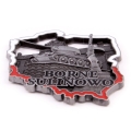 magnes lodówka Borne Sulinowo Polska metalowy relief czołg militaria