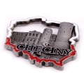magnes lodówkę Chęciny metalowy trójwymiarowy perspektywa