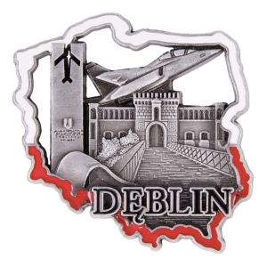 Magnes metalowy kontur Dęblin