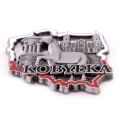 Magnes Kobyłka metal kształt Polski kobyłka kościół wieża pamiątka