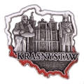 magnes na lodówkę Polska Krasnystaw metalowy pamiątka