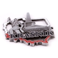 Magnes metalowy Kraśnik Polska widok z boku relief pamiątka