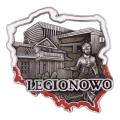 magnes na lodówkę Polska Legionowo metalowy pamiątka