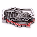 magnes Puławy metalowy 3D reliefowy zabytki miasta pamiątka z Polski