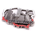 magnes na lodówkę Sieradz metal symbole miasta