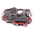 magnes na lodówkę Strzelce Krajeńskie metal widok z boku