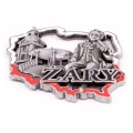 magnes metalowy Żary pamiątka z Polski souvenir