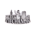 magnes na lodówkę Ciechanów panorama metalowy pamiątka