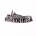 magnes na lodówkę panorama Kodeń metalowy srebrny