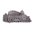 Magnes na lodówkę panorama Lądek-Zdrój metalowy z frontu