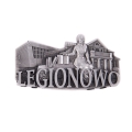 magnes na lodówkę Legionowo panorama miasta metalowy