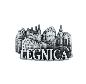 Magnes na lodówkę – panorama Legnica, metalowy