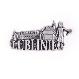 Magnes metalowy panorama Lubliniec