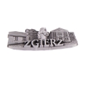 magnes metalowy Zgierz pamiątka souvenir panorama miasta