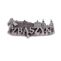 magnes metalowy Zbąszyń panorama pamiątka z miasta