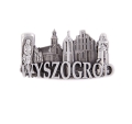 magnes na lodówkę panorama Wyszogród metalowy pamiątka