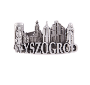 Magnes na lodówkę – panorama Wyszogród, metalowy