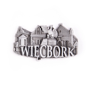 Magnes metalowy panorama Więcbork