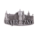 magnes na lodówkę Wąbrzeźno metalowy panorama