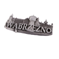 magnes metalowy Wąbrzeźno panorama z boku perspektywa