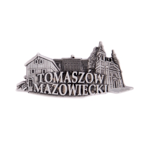 Magnes metalowy panorama Tomaszów Mazowiecki