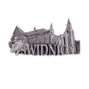 Magnes na lodówkę – panorama Świdnica, metalowy