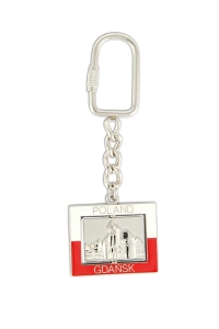 Brelok prostokątny Gdańsk - Żuraw