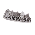 Magnes metalowy Szamotuły panorama perspektywa boczna