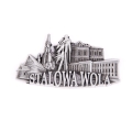 magnes na lodówkę Stalowa Wola panorama metalowy pamiątka