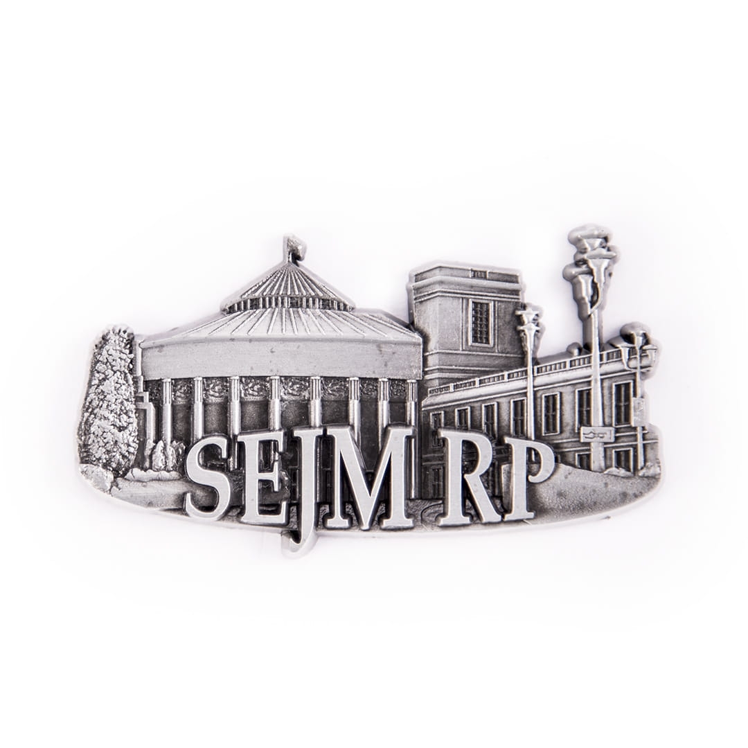 magnes na lodówkę Sejm RP panorama metalowy
