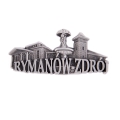 magnes na lodówkę Rymanów-Zdrój panorama metalowy pamiątka