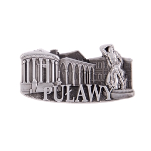 Magnes na lodówkę – panorama Puławy, metalowy